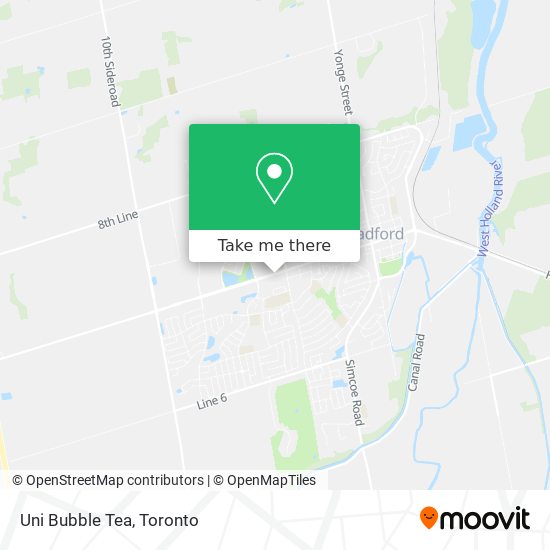 Uni Bubble Tea map