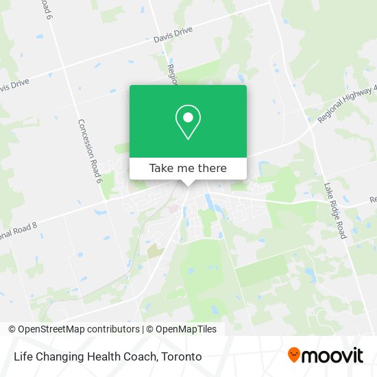 Life Changing Health Coach map