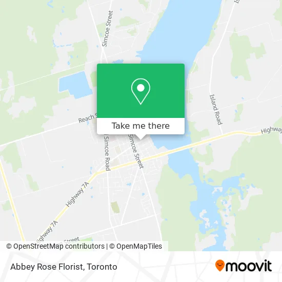 Abbey Rose Florist map