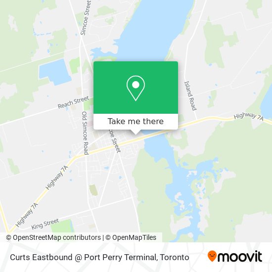 Curts Eastbound @ Port Perry Terminal map