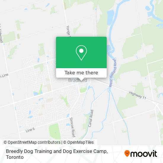 Breedly Dog Training and Dog Exercise Camp map