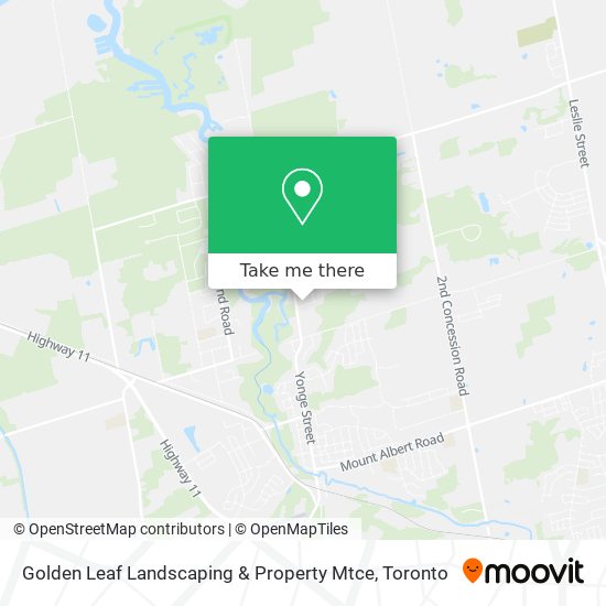 Golden Leaf Landscaping & Property Mtce map