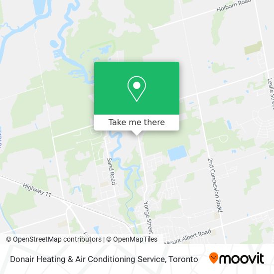 Donair Heating & Air Conditioning Service map