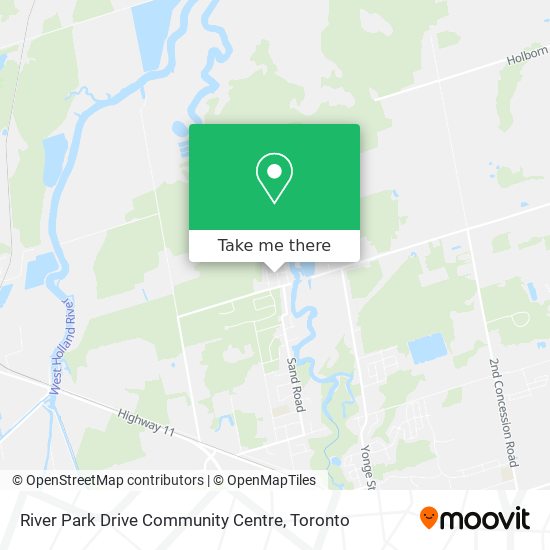 River Park Drive Community Centre map