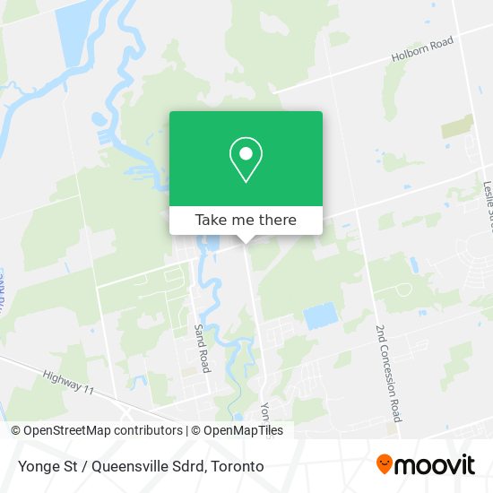 Yonge St / Queensville Sdrd map