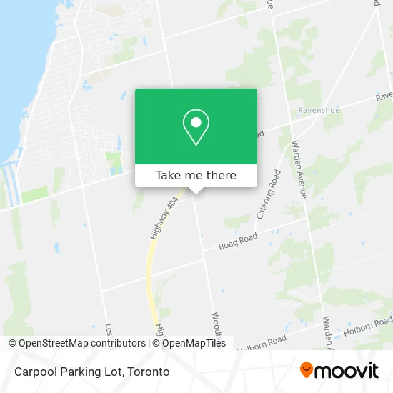 Carpool Parking Lot map