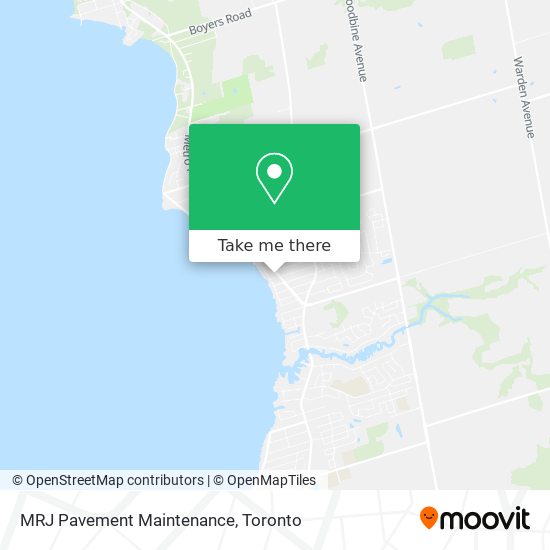 MRJ Pavement Maintenance map