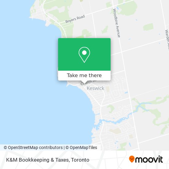 K&M Bookkeeping & Taxes map