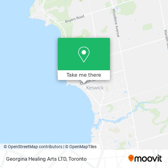 Georgina Healing Arts LTD map