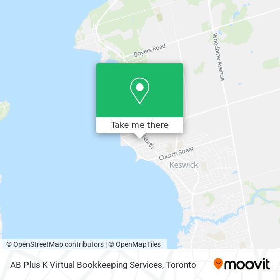 AB Plus K Virtual Bookkeeping Services map