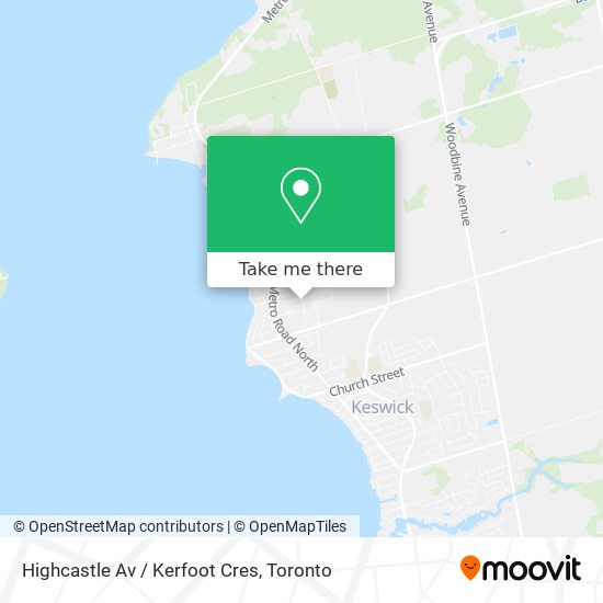 Highcastle Av / Kerfoot Cres map