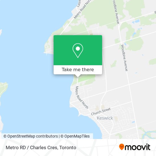 Metro RD / Charles Cres map