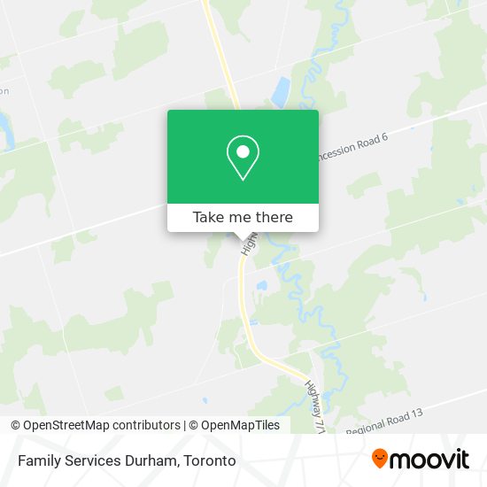 Family Services Durham map