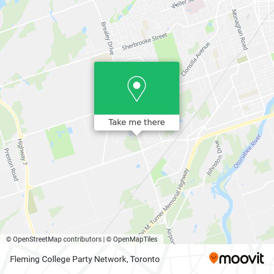 Fleming College Party Network map