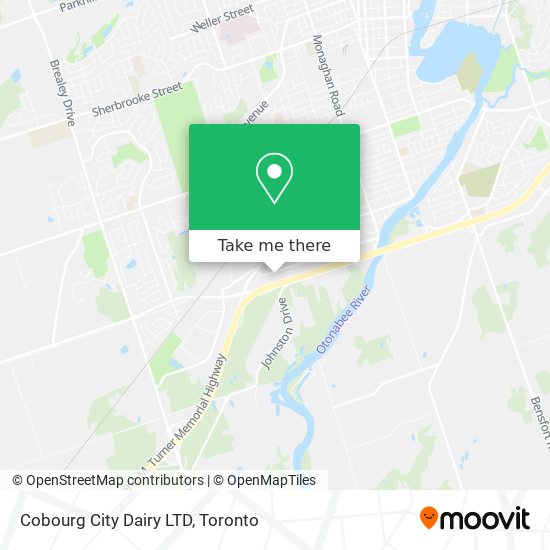 Cobourg City Dairy LTD map