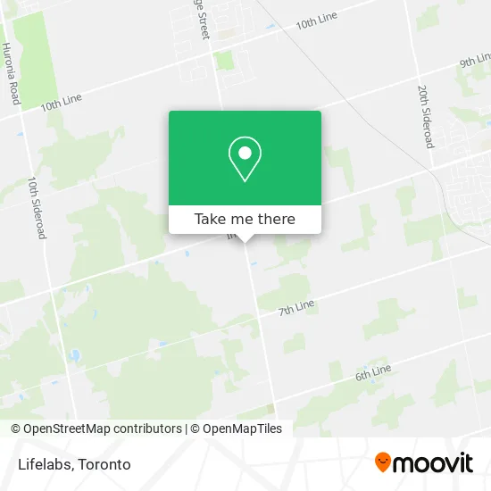 Lifelabs map