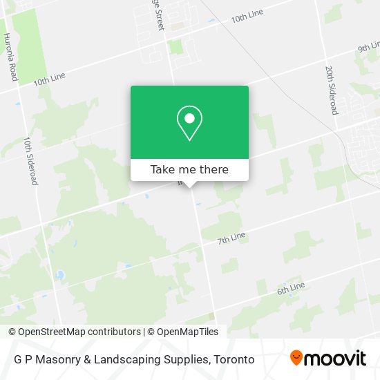 G P Masonry & Landscaping Supplies map