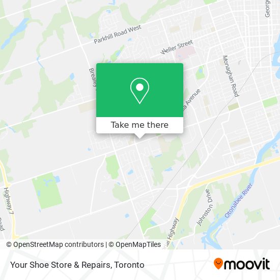 Your Shoe Store & Repairs map