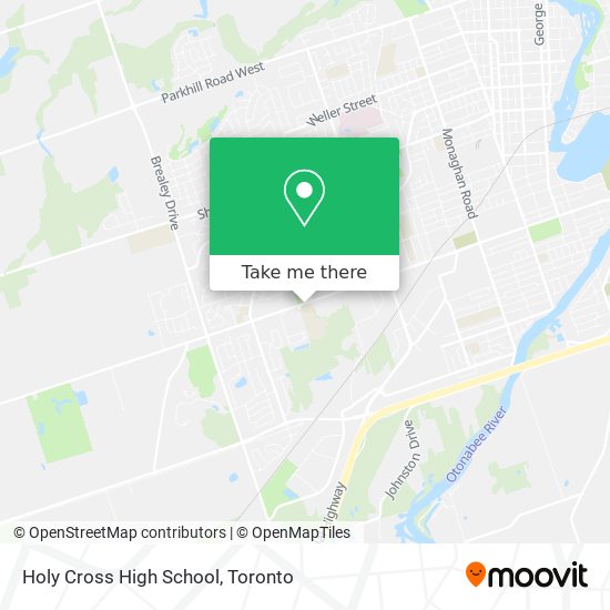 Holy Cross High School map