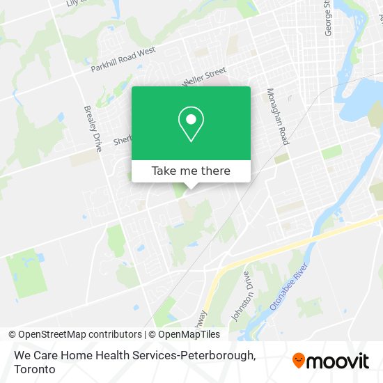 We Care Home Health Services-Peterborough map