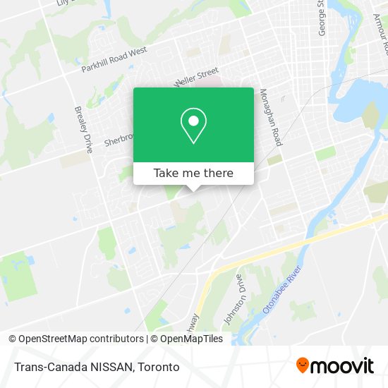 Trans-Canada NISSAN map