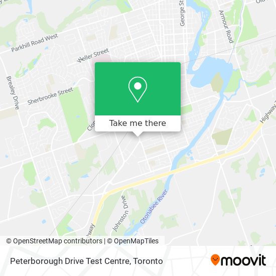 Peterborough Drive Test Centre plan