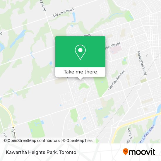 Kawartha Heights Park map