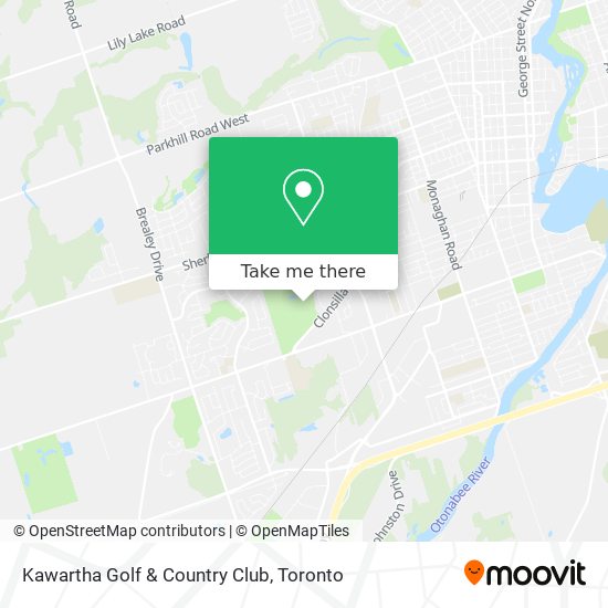 Kawartha Golf & Country Club map