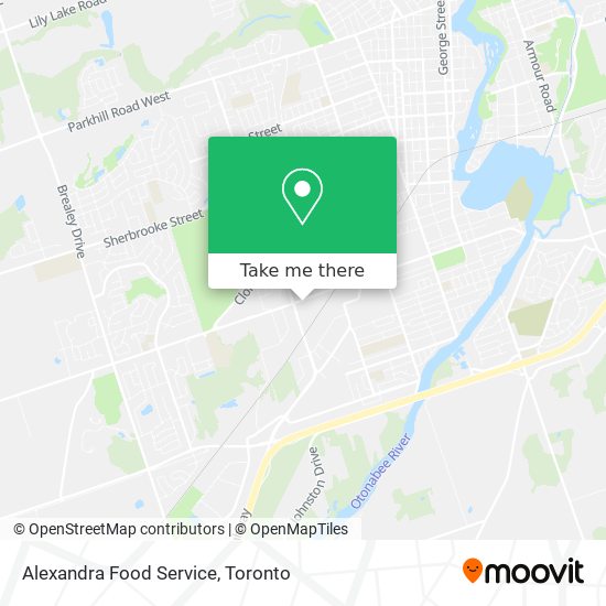 Alexandra Food Service map