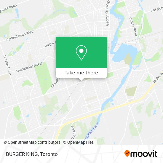 BURGER KING map