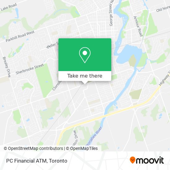 PC Financial ATM map