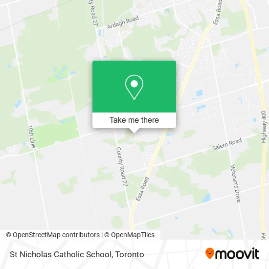 St Nicholas Catholic School map