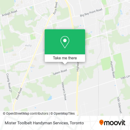 Mister Toolbelt Handyman Services map