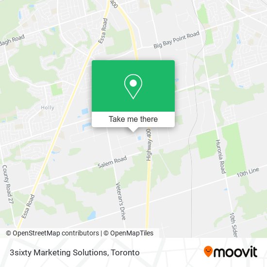 3sixty Marketing Solutions map