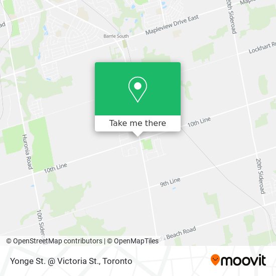 Yonge St. @ Victoria St. map