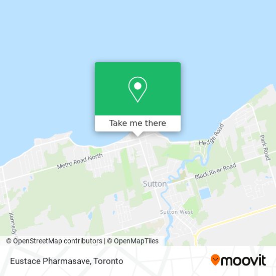 Eustace Pharmasave map