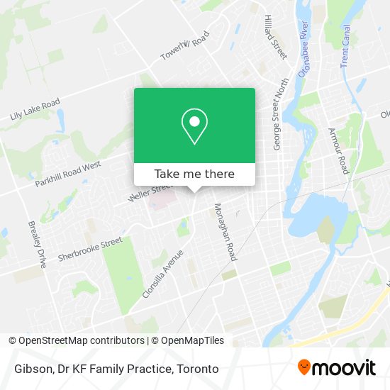 Gibson, Dr KF Family Practice map
