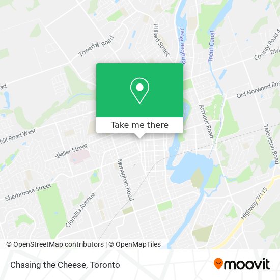 Chasing the Cheese map