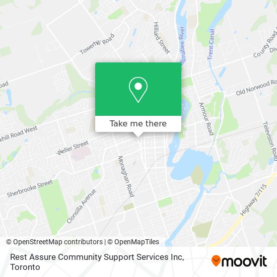 Rest Assure Community Support Services Inc map