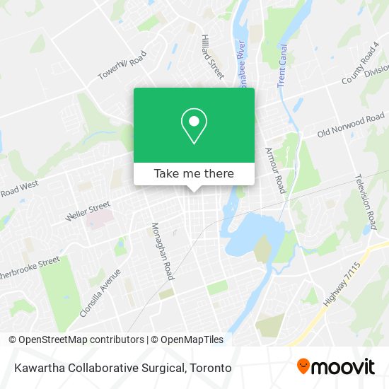 Kawartha Collaborative Surgical map