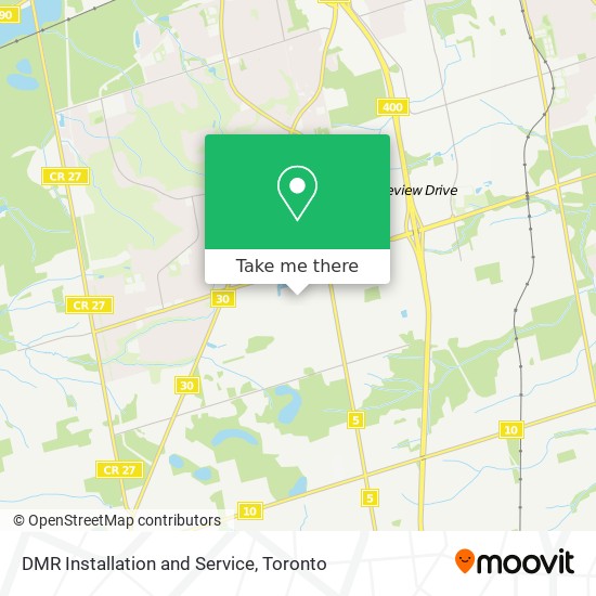 DMR Installation and Service map