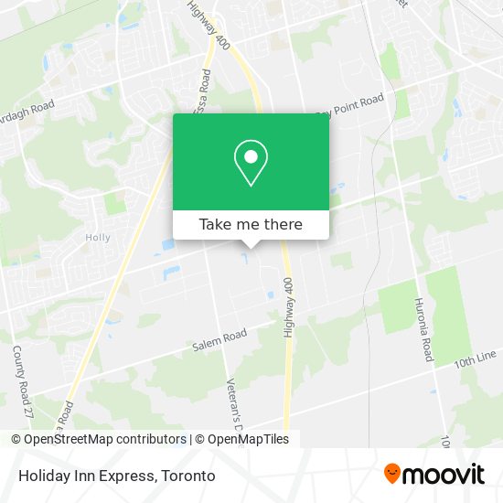 Holiday Inn Express map