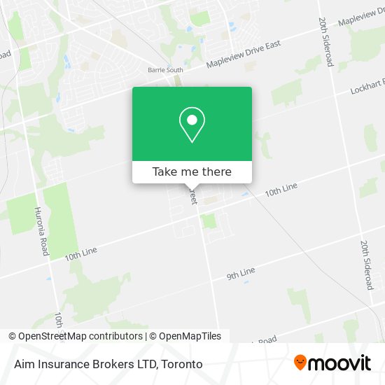 Aim Insurance Brokers LTD map