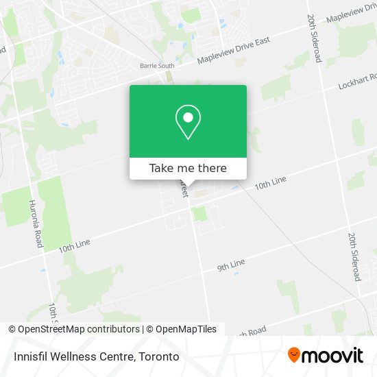 Innisfil Wellness Centre map