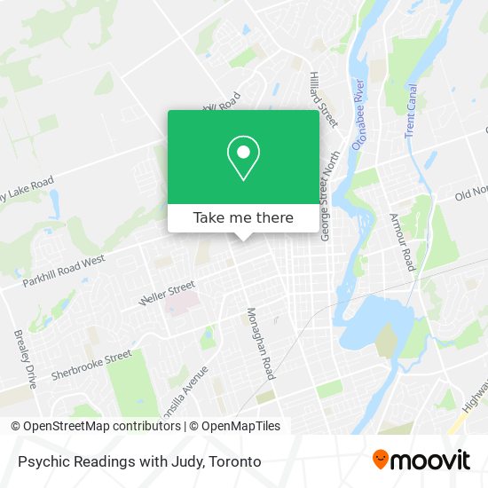 Psychic Readings with Judy map