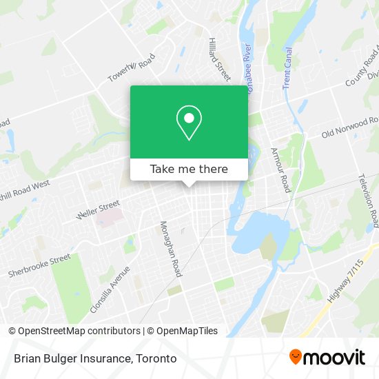 Brian Bulger Insurance map