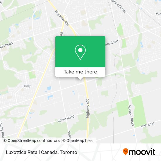 Luxottica Retail Canada plan