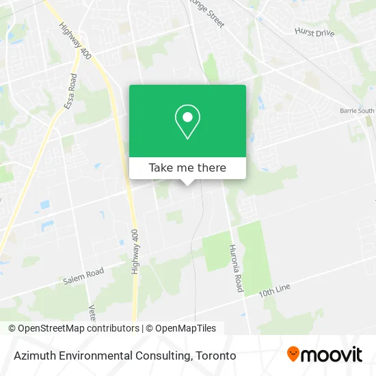 Azimuth Environmental Consulting map