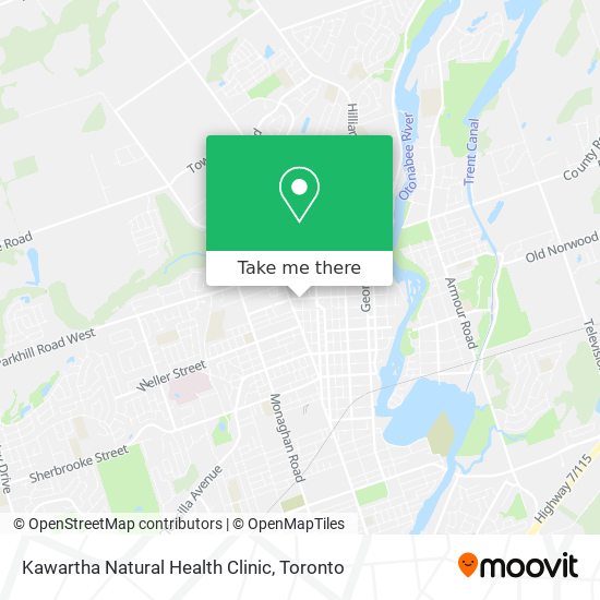 Kawartha Natural Health Clinic map