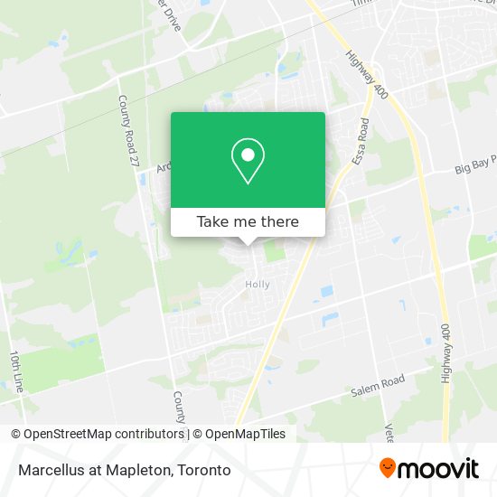Marcellus at Mapleton map